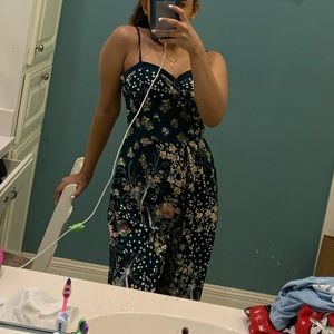 SOLD floral romper spaghetti strap